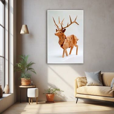 Abstract Deer Painting